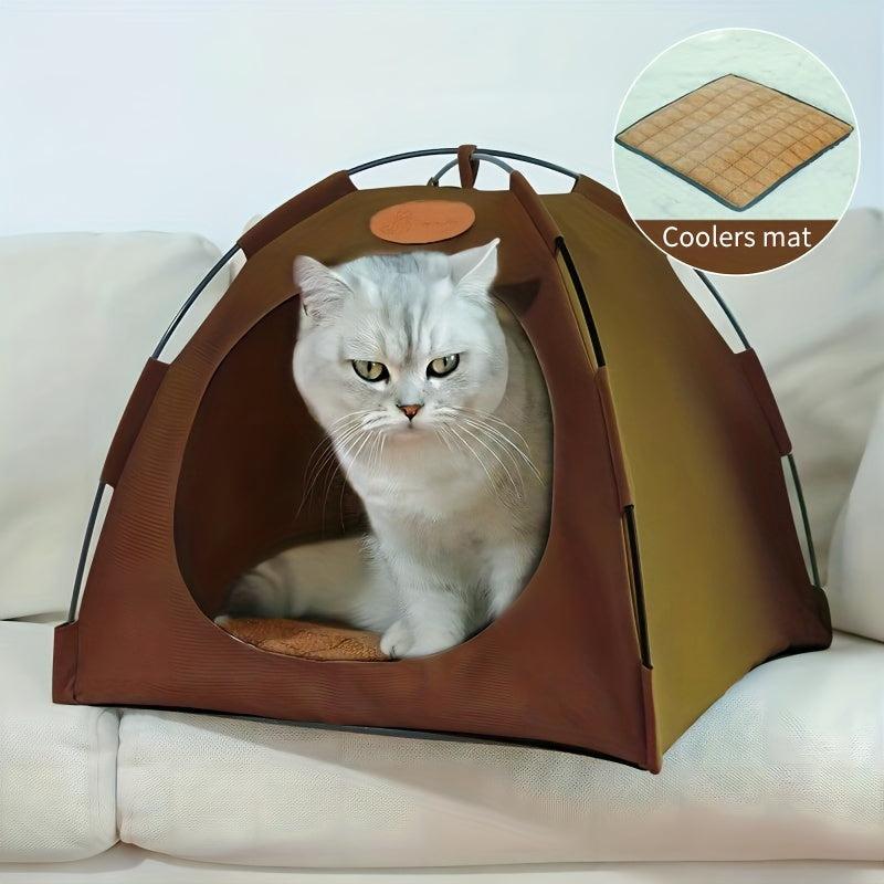 Portable Foldable Pet Tent for Outdoor Safety & Comfort