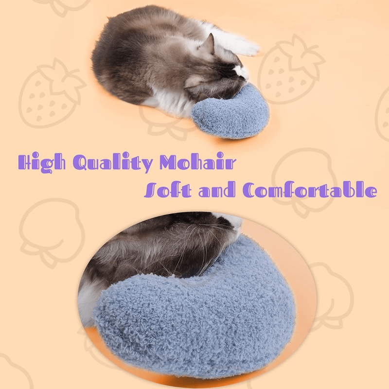 3pcs Soft Plush Cat Calming Pillow Pet Sleeping Cushion