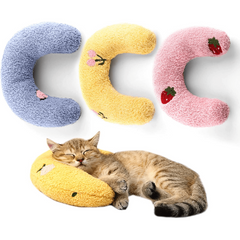 3pcs Soft Plush Cat Calming Pillow Pet Sleeping Cushion