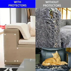8pcs Cat Couch Protector Clear Anti Scratch Cat Training
