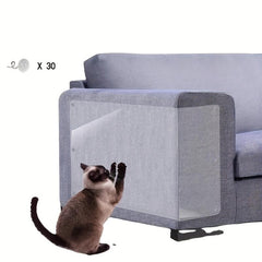 8pcs Cat Couch Protector Clear Anti Scratch Cat Training