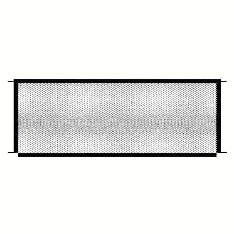 Pet Dog Gate Network Fence Stairs Folding Breathable Mesh Enclosure