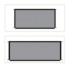 Pet Dog Gate Network Fence Stairs Folding Breathable Mesh Enclosure