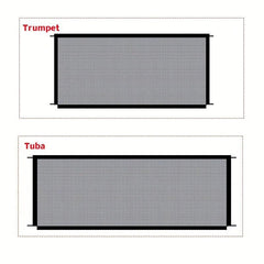 Pet Dog Gate Network Fence Stairs Folding Breathable Mesh Enclosure