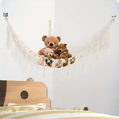 Woven Cat Hammock for Corner Storage Net Holder