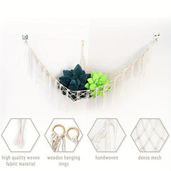 Woven Cat Hammock for Corner Storage Net Holder