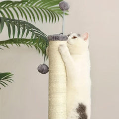 Durable Cat Scratching Post with Hanging Ball - Protect Furniture