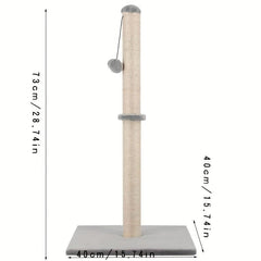 Durable Cat Scratching Post with Hanging Ball - Protect Furniture