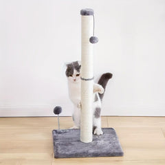 Durable Cat Scratching Post with Hanging Ball - Protect Furniture