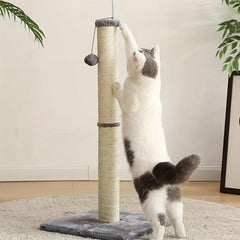 Durable Cat Scratching Post with Hanging Ball - Protect Furniture