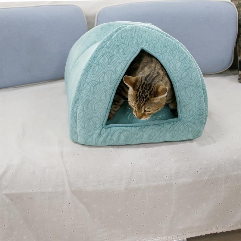 Cozy Pet Cave Bed for Cats and Small Dogs