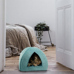 Cozy Pet Cave Bed for Cats and Small Dogs