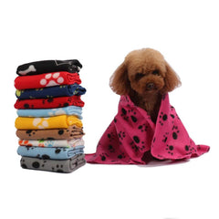 Soft Warm Fleece Dog Bed Pet Blanket Cats Bed Mat