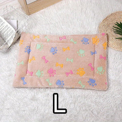 Double Layer Love Printed Pattern Pet Nest Mat Cat Floor Mat