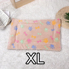 Double Layer Love Printed Pattern Pet Nest Mat Cat Floor Mat