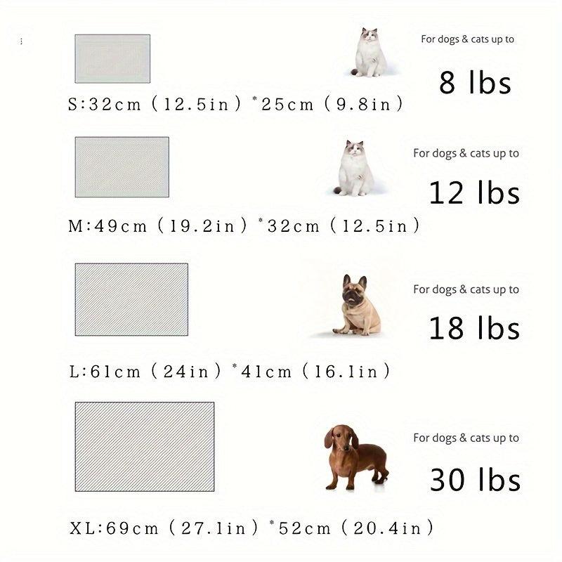 Double Layer Love Printed Pattern Pet Nest Mat Cat Floor Mat