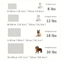 Double Layer Love Printed Pattern Pet Nest Mat Cat Floor Mat