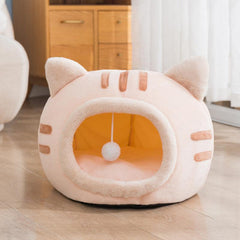 Cozy Kitty Cave Bed for Cats Soft and Warm Pet Sofa