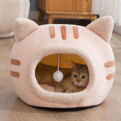 Cozy Kitty Cave Bed for Cats Soft and Warm Pet Sofa
