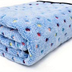 Soft Washable Dot Pattern Pets Blanket Cozy Comfortable
