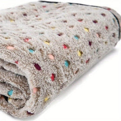 Soft Washable Dot Pattern Pets Blanket Cozy Comfortable