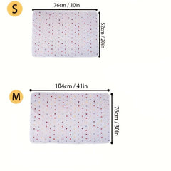 Soft Washable Dot Pattern Pets Blanket Cozy Comfortable