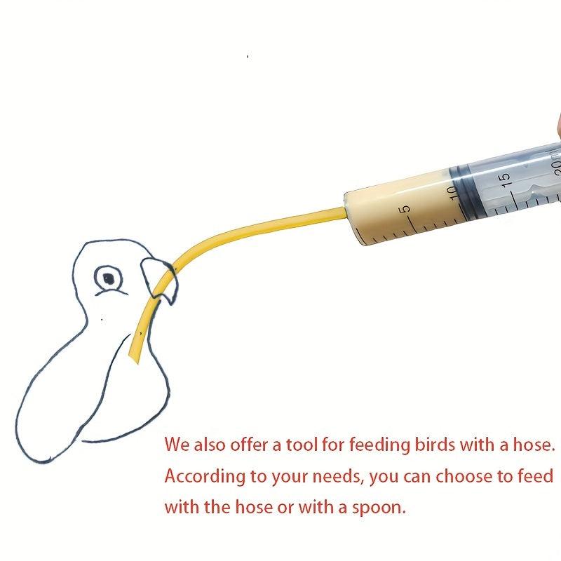 20ml Needle Bird Feeder Birds Chick Feeding Spoon Bird Supplies Hand Tools