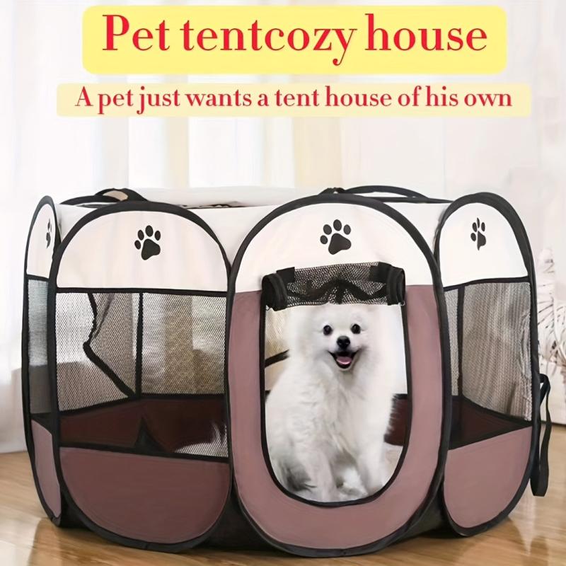 Foldable Pet Playpen for Safe & Secure Dog Fun