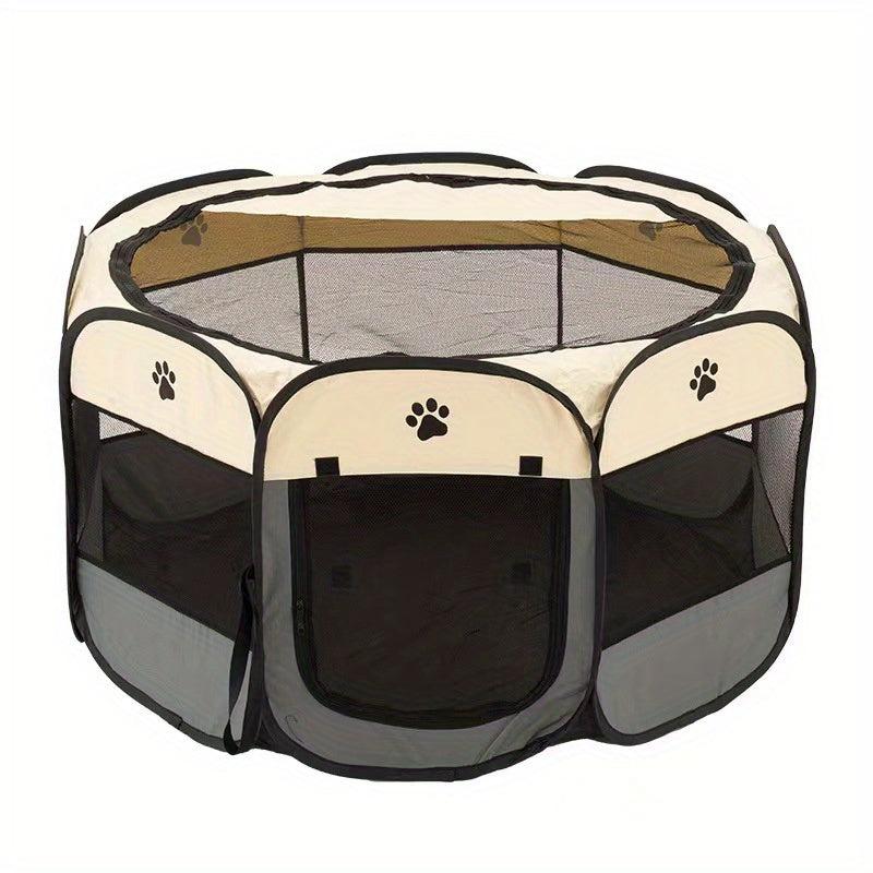 Foldable Pet Playpen for Safe & Secure Dog Fun