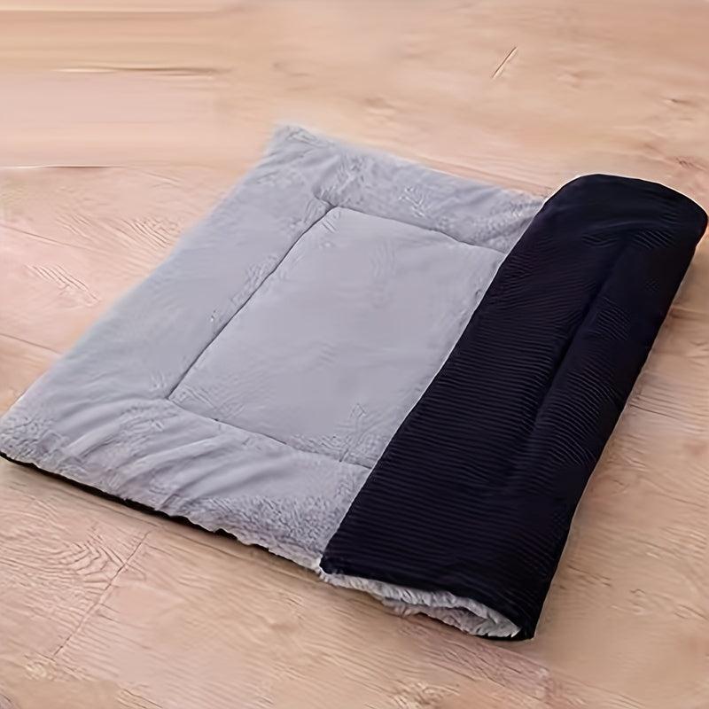 Plush Dog Cage Mat Four Seasons Floor Mat Warm Pet Sleeping Mat