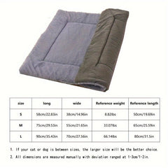 Plush Dog Cage Mat Four Seasons Floor Mat Warm Pet Sleeping Mat
