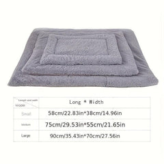 Plush Dog Cage Mat Four Seasons Floor Mat Warm Pet Sleeping Mat