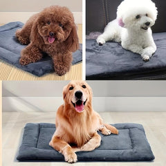 Plush Dog Cage Mat Four Seasons Floor Mat Warm Pet Sleeping Mat