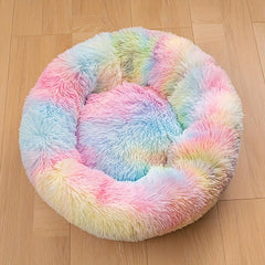 Soft Round Cat Bed for Indoor Cats
