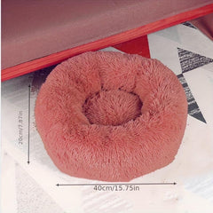 Soft Round Cat Bed for Indoor Cats
