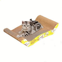 Durable Cat Scratching Pad - Wear Resistant Corrugated Cardboard Scratcher
