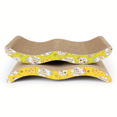 Durable Cat Scratching Pad - Wear Resistant Corrugated Cardboard Scratcher