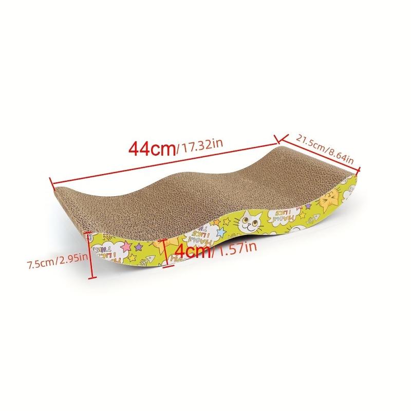 Durable Cat Scratching Pad - Wear Resistant Corrugated Cardboard Scratcher