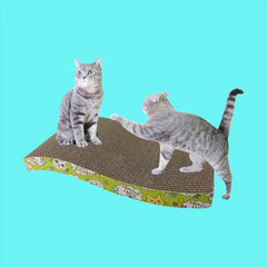 Durable Cat Scratching Pad - Wear Resistant Corrugated Cardboard Scratcher