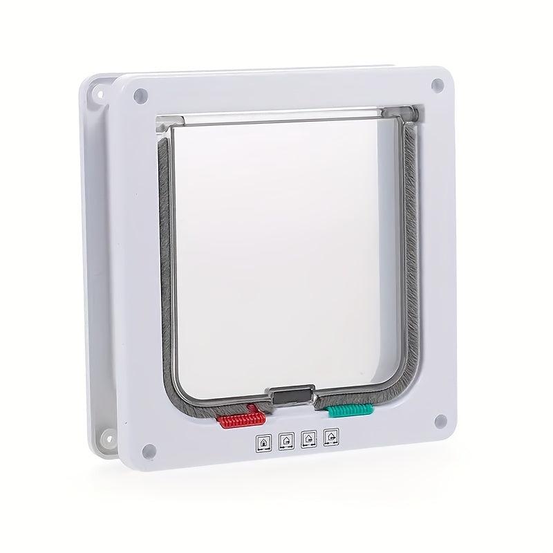Lockable Pet Dog Cat Flap Door for Interior/Exterior Doors