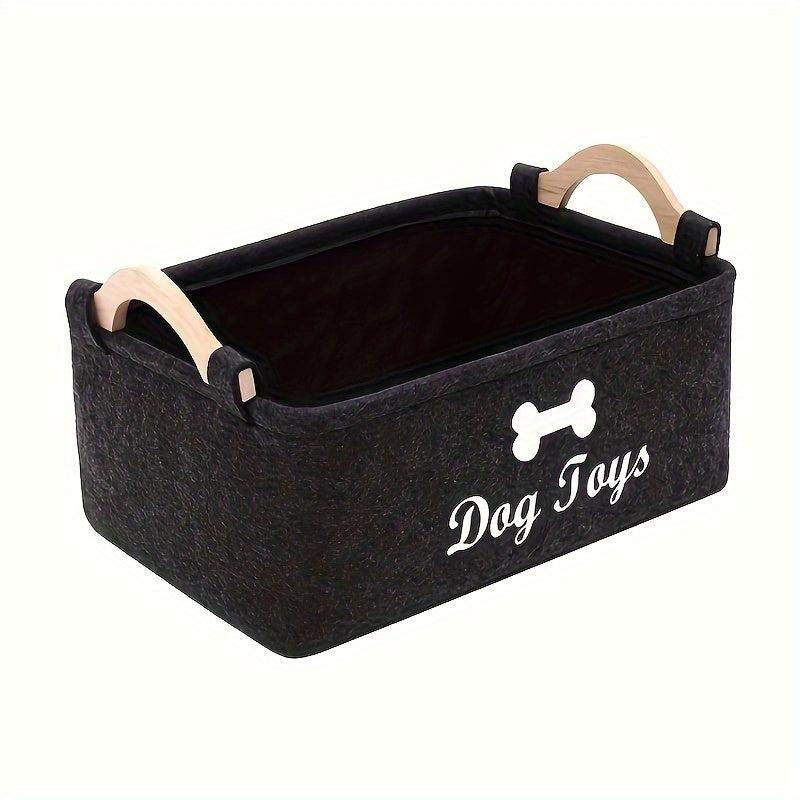 Felt Square Storage Box Dog Cat Toy Clothes Storage Box