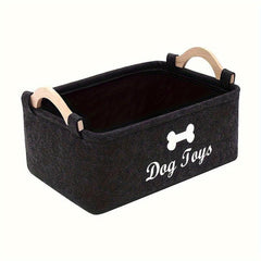 Felt Square Storage Box Dog Cat Toy Clothes Storage Box