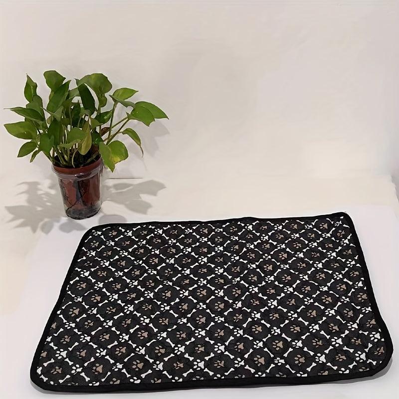Cartoon Graphic Pet Mat Reusable Washable Dog Bed Waterproof