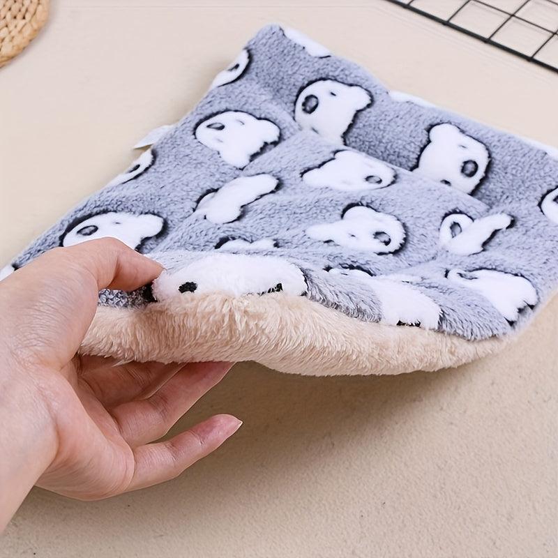 Grey Star Pattern Double Layer Pet Cushion Washable Bed
