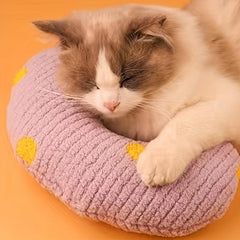 Plush Half Moon Cat Pillow For Sleeping Cushion
