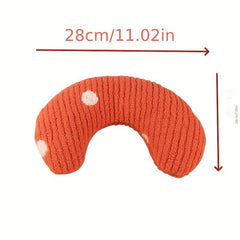 Plush Half Moon Cat Pillow For Sleeping Cushion