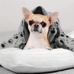 Cozy 6pcs Paw Graphic Pet Blanket Bed Cover for Dogs & Cats