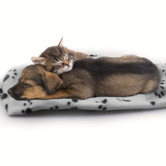Cozy 6pcs Paw Graphic Pet Blanket Bed Cover for Dogs & Cats