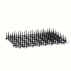 12pcs Plastic Cat Scat Pad Indoor Balcony Garden Cat Repellent Net