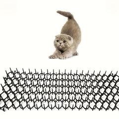 12pcs Plastic Cat Scat Pad Indoor Balcony Garden Cat Repellent Net